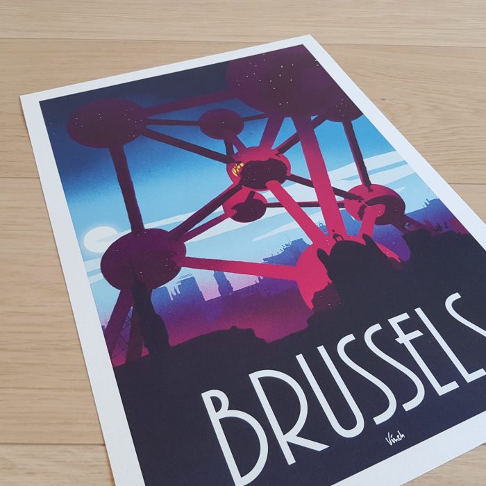 illustration Atomium Brussels